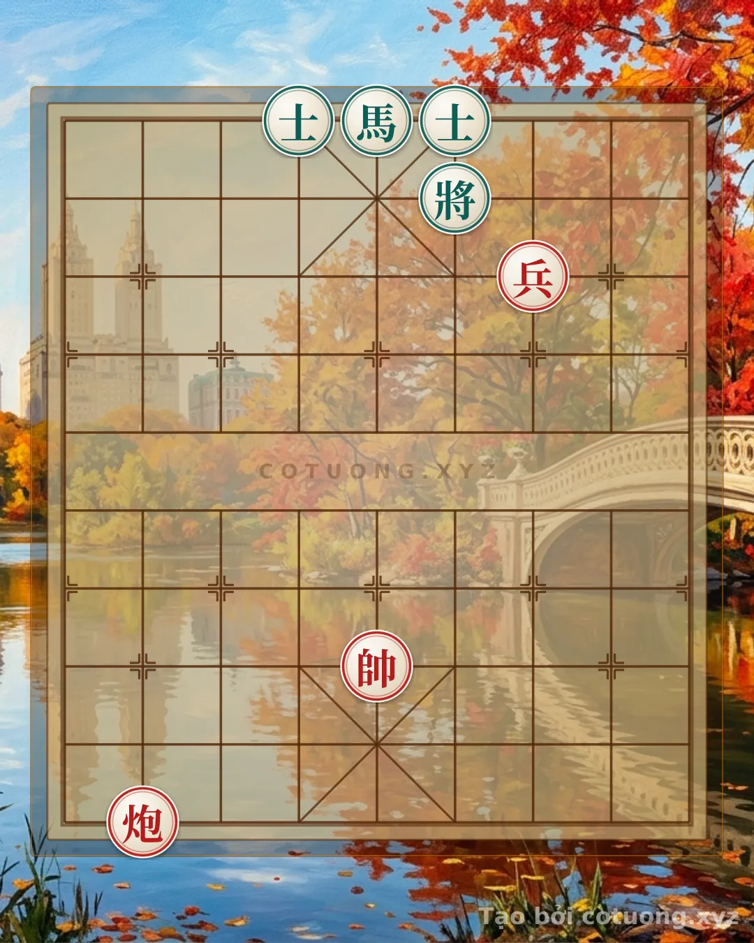 Thử Thách: Cờ Tướng Đỏ: Pháo Lộ 8 Hàng 1 - Chiến Thuật Sát Pháp Khi Đen Bị Vây Hãm - Bạn có thể giải được?