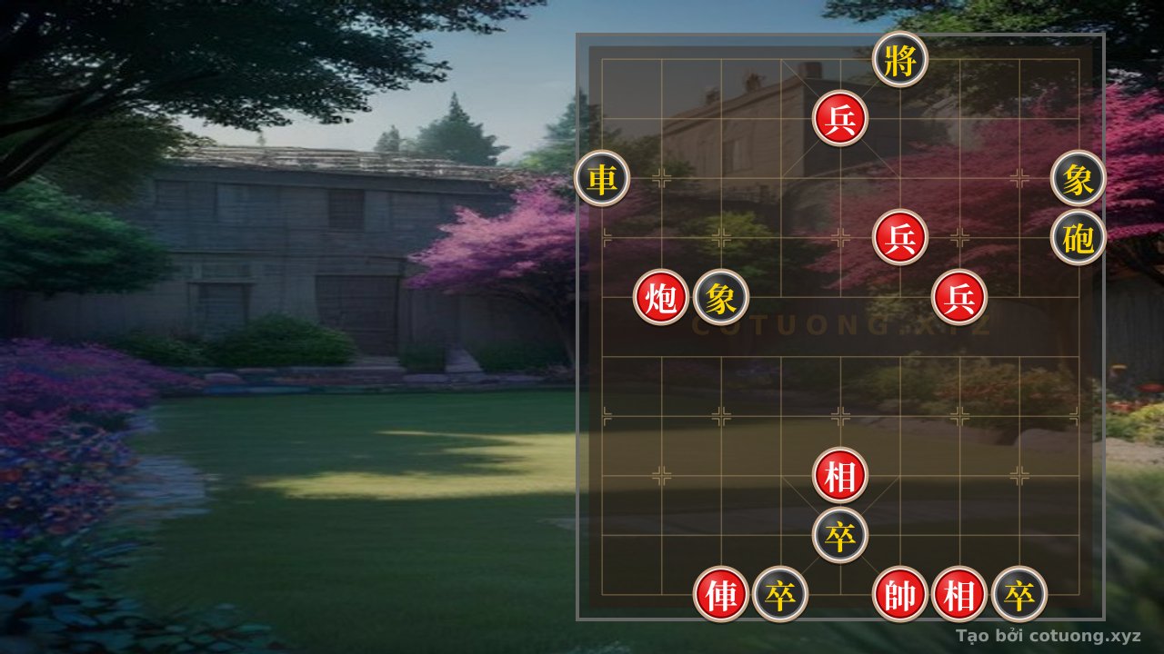 Thế cờ: Defensive Counterattack: The Hidden Secrets of the Red General's Xiangqi Formation — Cờ Tướng Online