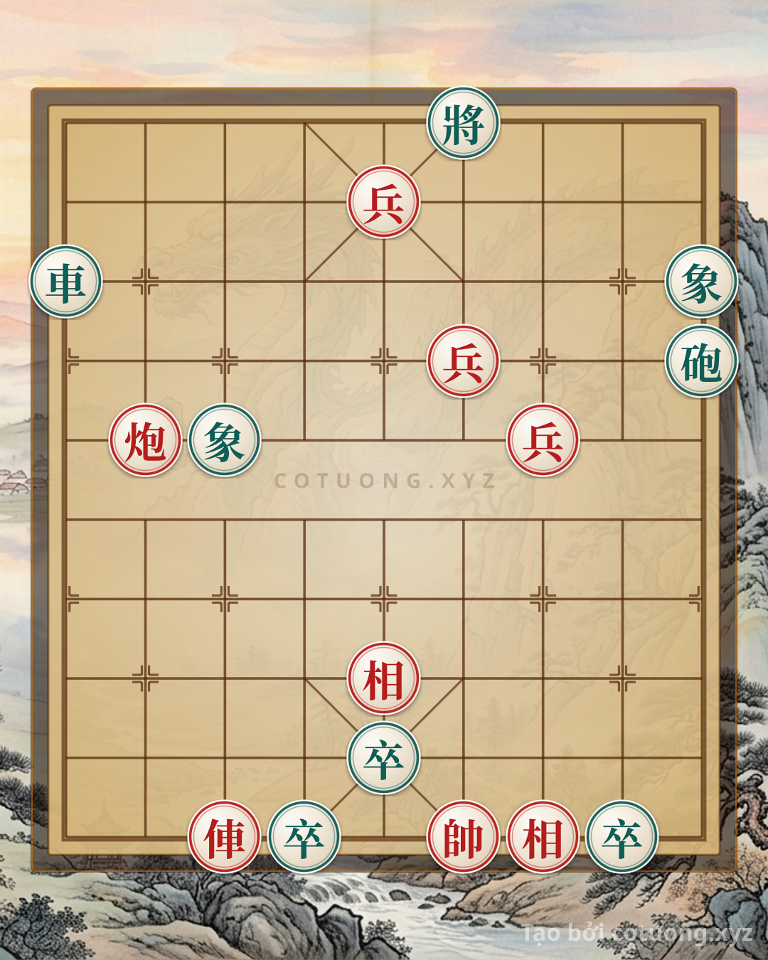 Challenge: Defensive Counterattack: The Hidden Secrets of the Red General's Xiangqi Formation - Can you solve it?