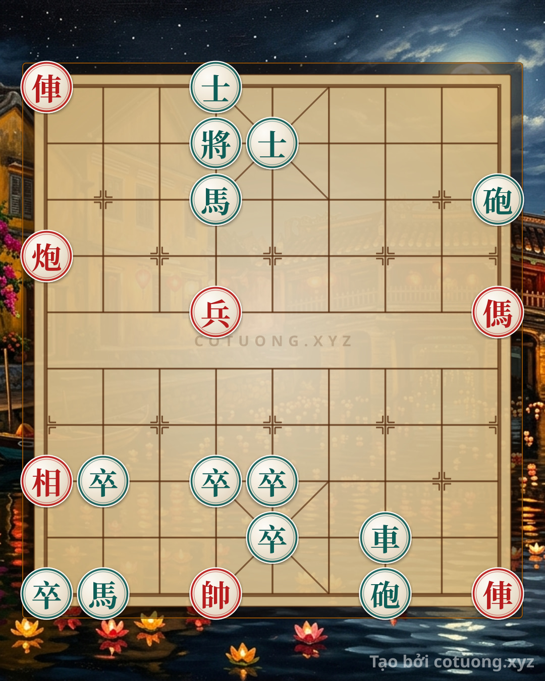 Challenge: Xiangqi: Red Chariot on 9th File, 10th Rank - Trapping Black Advisor in 3 Moves - Can you solve it?