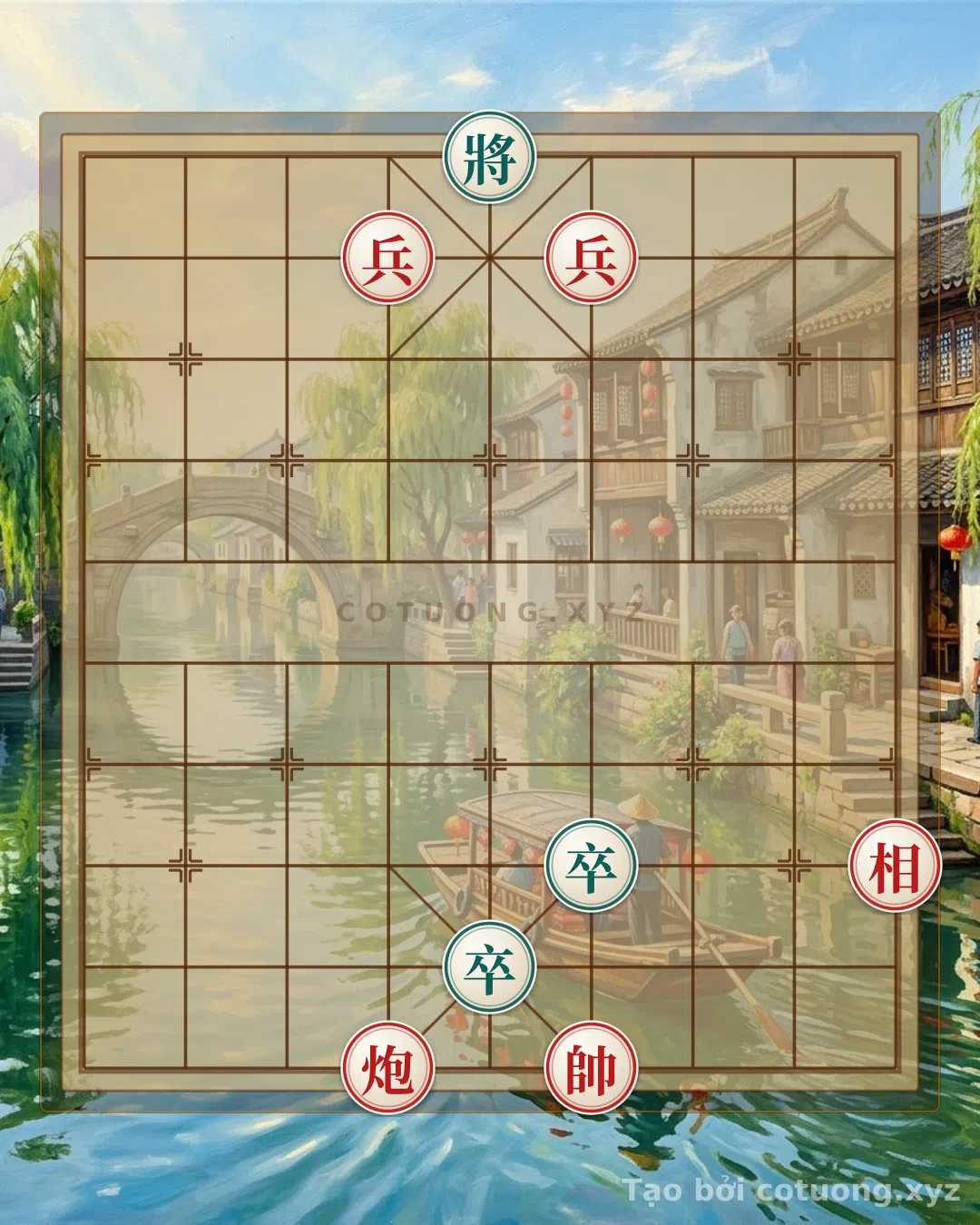 Thế cờ: Deadly Trap: Red Cannon Exposed on the 6th Rank in This Position - The Secret to Defeating Your Opponent — Cờ Tướng Online