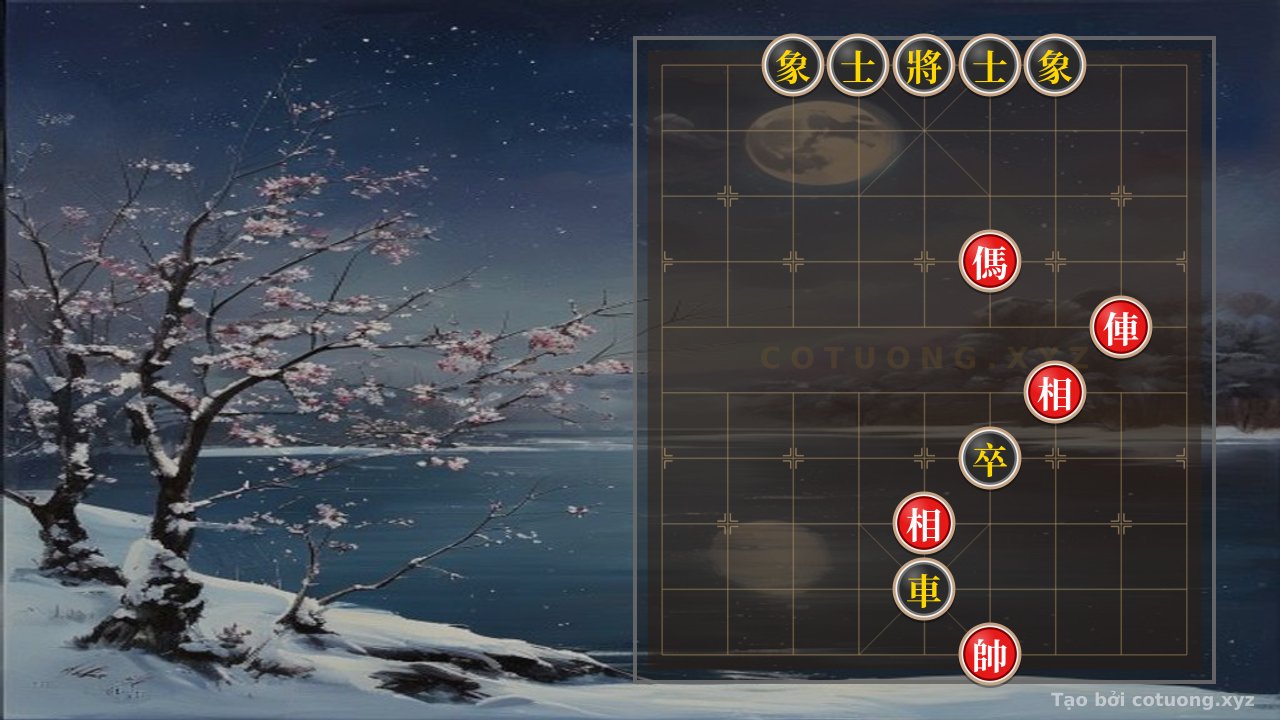 Thế cờ: Defensive Counterattack Strategy: Neutralizing the Red Chariot and Red Elephant's Threat — Cờ Tướng Online