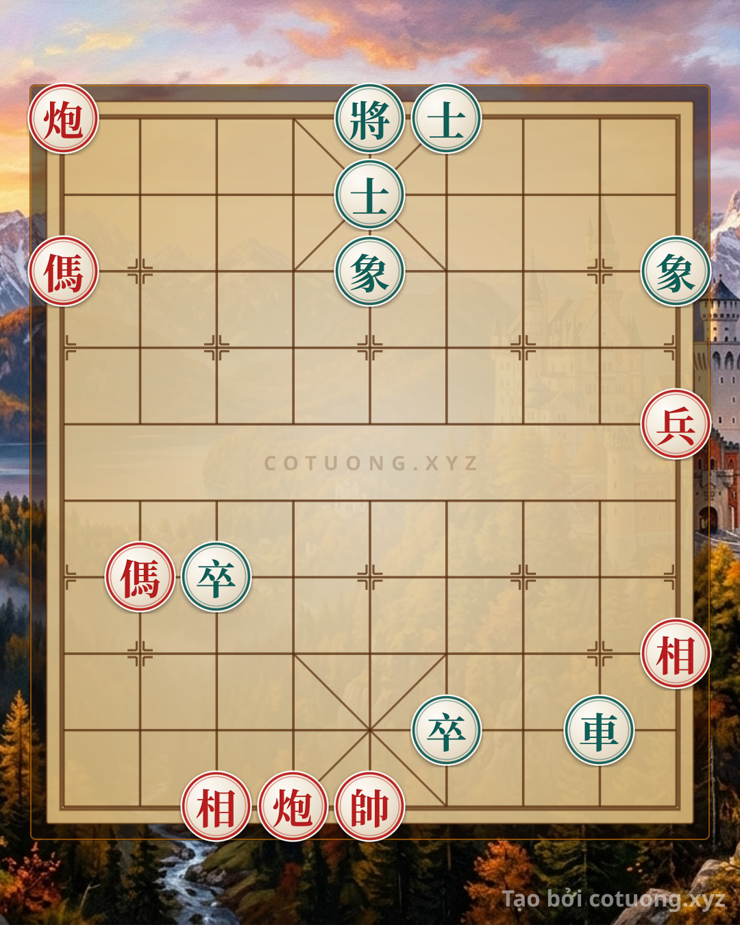 Challenge: Unique Chess Position: Red's Horizontal Power vs. Black's Tension - Can you solve it?