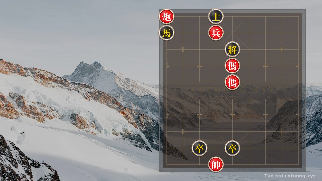 Thế cờ: Xiangqi (Chinese Chess) Strategy: Red Cannon at 9th File, 10th Rank - Black Advisor at 4th File, 10th Rank — Cờ Tướng Online