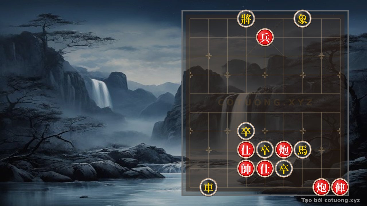 Thế cờ: Xiangqi: The Breaking Strike - Black Rook Retreats 2, Red Pawn is Captured — Cờ Tướng Online