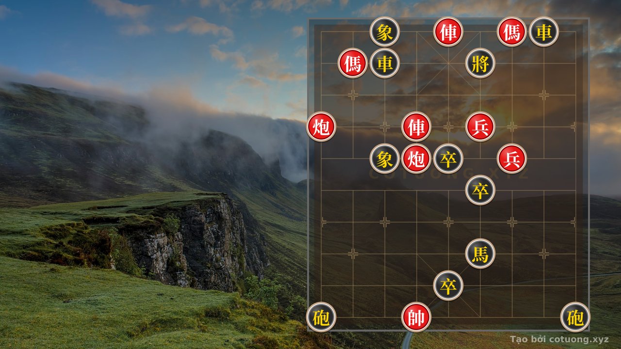 Thế cờ: The Delusion Trap: Classic Endgame Battle of 2Rooks-2Cannons-2Horses Red vs. Black - The Secret to Escape the King's Snare — Cờ Tướng Online