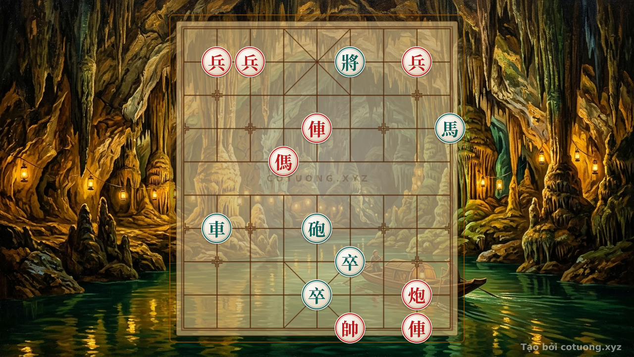 Thế cờ: Red Formation: Double Horses Interlocking, Cannon vs. Black Rook - Chess Strategy Tips — Cờ Tướng Online