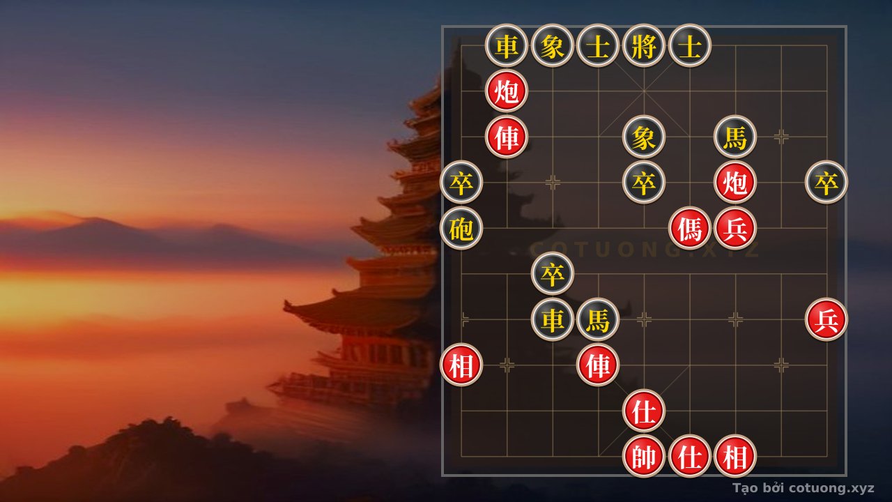 Thế cờ: Secret Technique to Counter Deadly Attacks: When Two Black Chariots Dance Over the Red General - Classic Endgame #8305 — Cờ Tướng Online