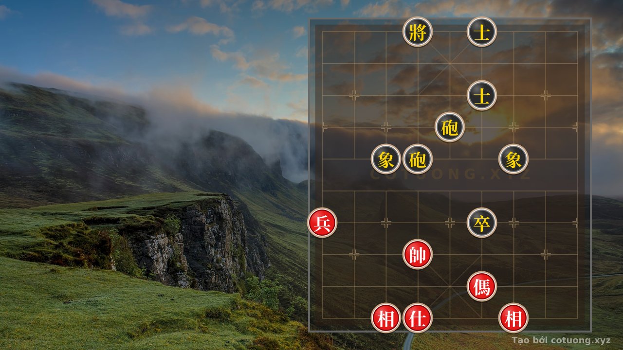 Thế cờ: The Clash of the Lonely Horse and the Black Cannon Army: The Gambit to Turn the Board Upside Down — Cờ Tướng Online