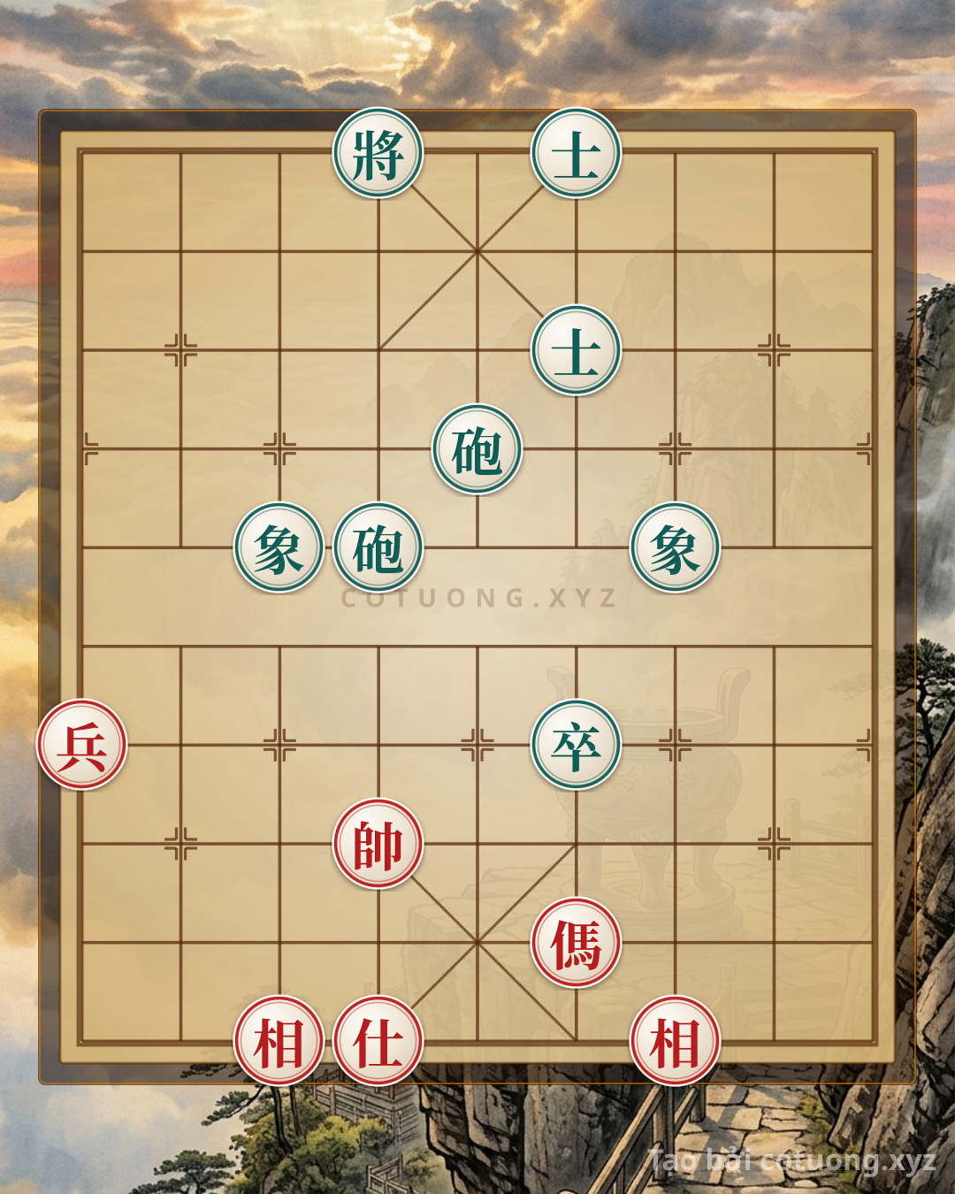 Challenge: The Clash of the Lonely Horse and the Black Cannon Army: The Gambit to Turn the Board Upside Down - Can you solve it?