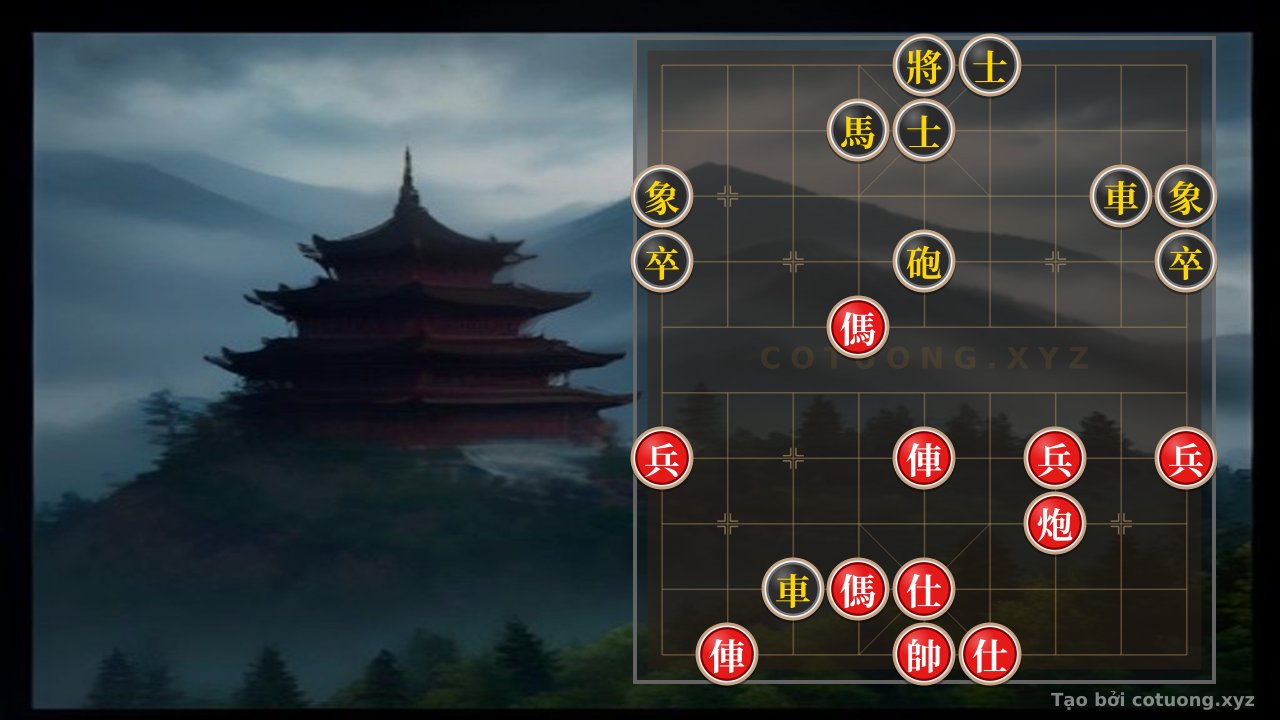 Thế cờ: Xiangqi Strategy: Double Horse Exchange, Cannon Threat - The Ultimate Attacking Secrets in Chinese Chess — Cờ Tướng Online