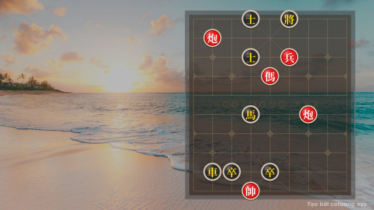 Thế cờ: Xiangqi Tactical Art: Double Horse vs. Cannon - Red's Killing Strategy — Cờ Tướng Online