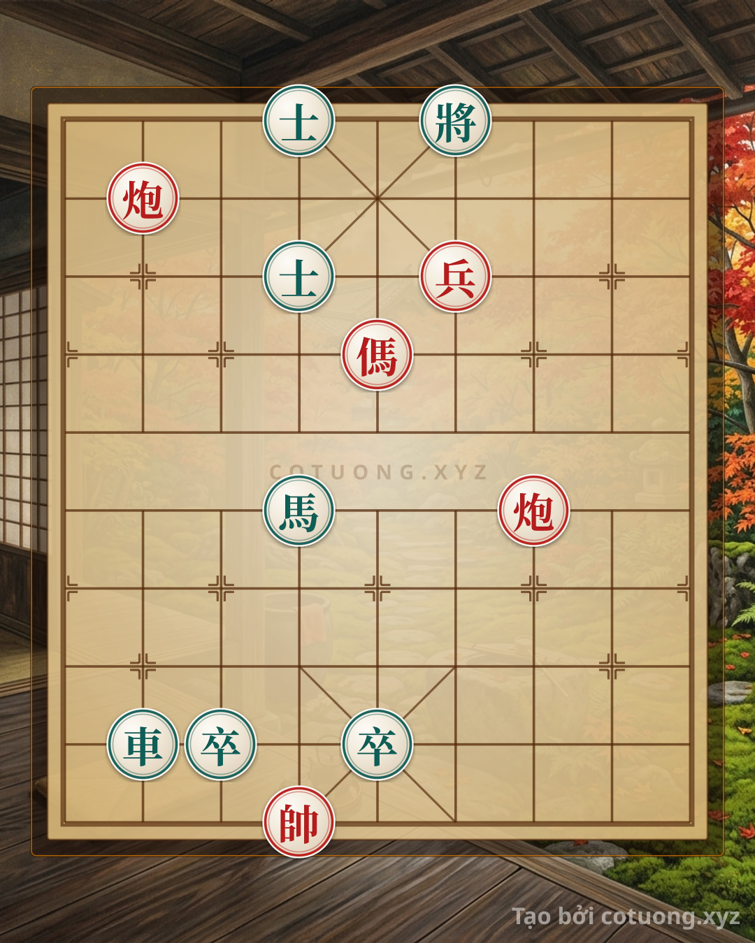 Challenge: Xiangqi Tactical Art: Double Horse vs. Cannon - Red's Killing Strategy - Can you solve it?