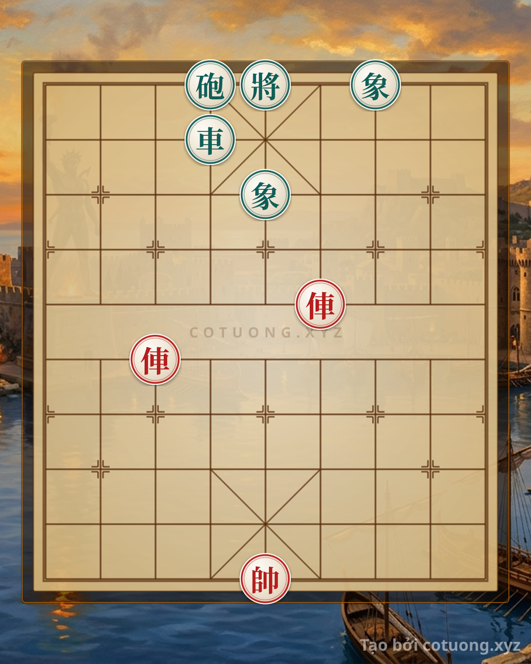 Challenge: Xiangqi (Chinese Chess) Strategy: Red Rook's Close Approach, Black General's Dilemma - Peak Offensive Tactics - Can you solve it?