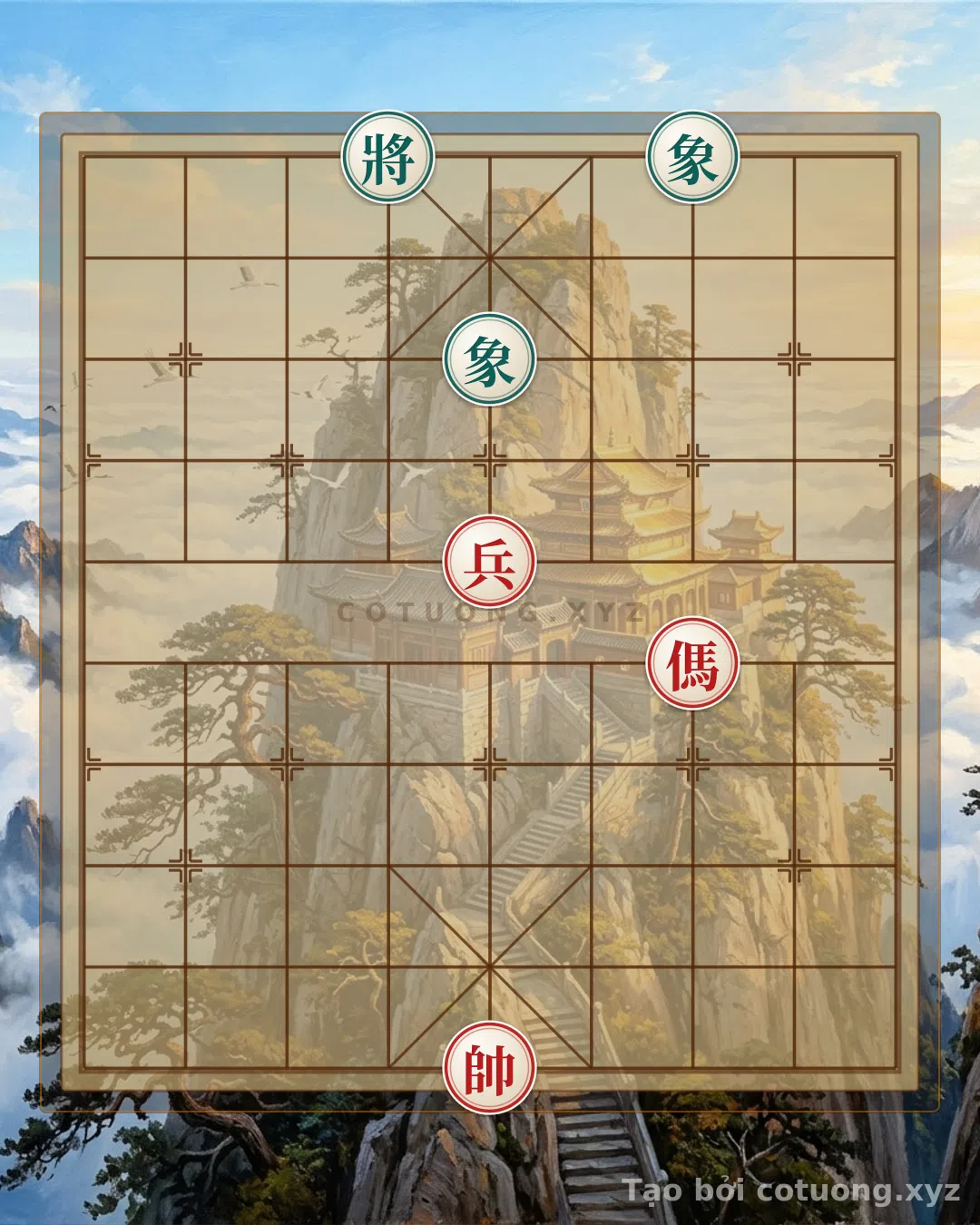Thế cờ: The 'Red Horse on File 3, Rank 5' Trap - The Black General's Secret in the 'Black Bishop's Encirclement' Formation — Cờ Tướng Online