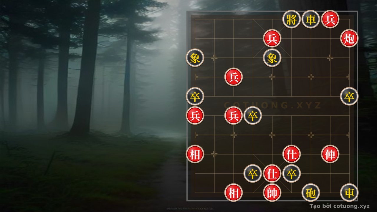 Thế cờ: Classic Endgame: Red Rook and Cannon vs. Black's Two Rooks - The Unmissable Tactical Masterpiece — Cờ Tướng Online