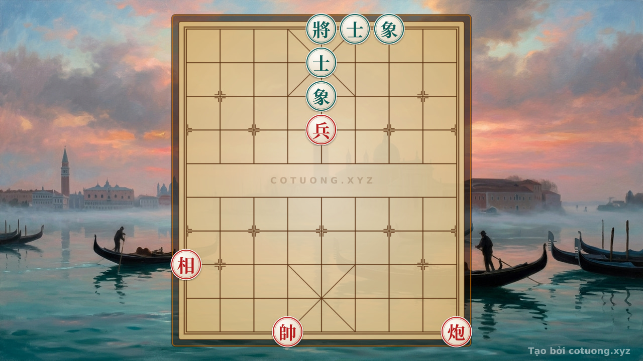 Thế cờ: Xiangqi (Chinese Chess) Battle: Red Cannon vs. Black Elephants - Unveiling the Master's Shadow Chess Tactics — Cờ Tướng Online