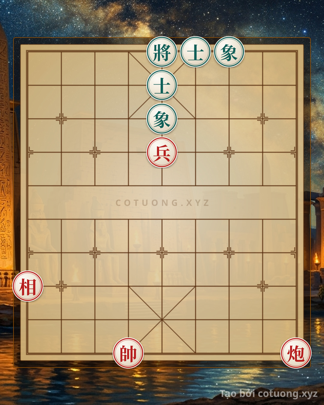 Challenge: Xiangqi (Chinese Chess) Battle: Red Cannon vs. Black Elephants - Unveiling the Master's Shadow Chess Tactics - Can you solve it?