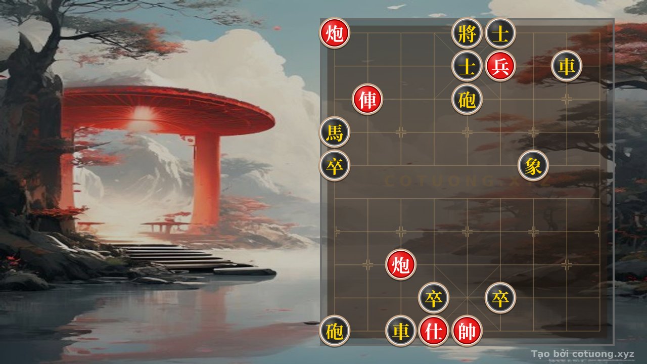 Thế cờ: Red Cannon at 9th File, 10th Rank: Defensive Counterattack Strategy in Xiangqi — Cờ Tướng Online