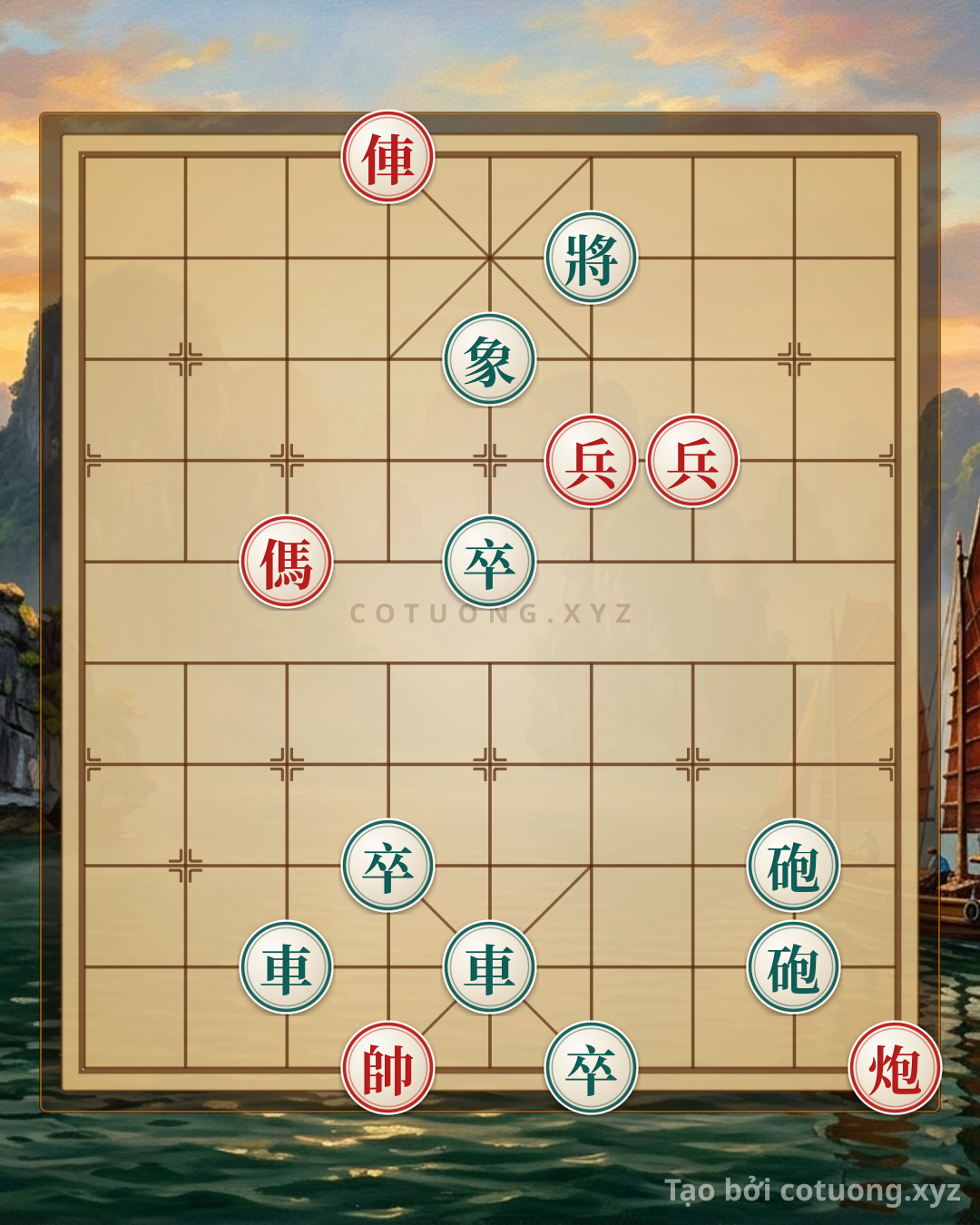 Challenge: The 'Black Cannon on File 8' Trap - A Life-and-Death Battle of the General - Can you solve it?