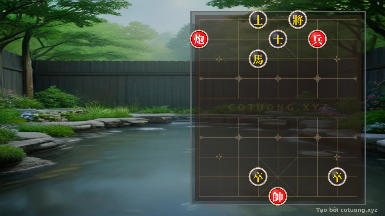 Thế cờ: Red General's Leadership: The 'Empty Cannon' Strategy Explodes on the 9th Rank — Cờ Tướng Online