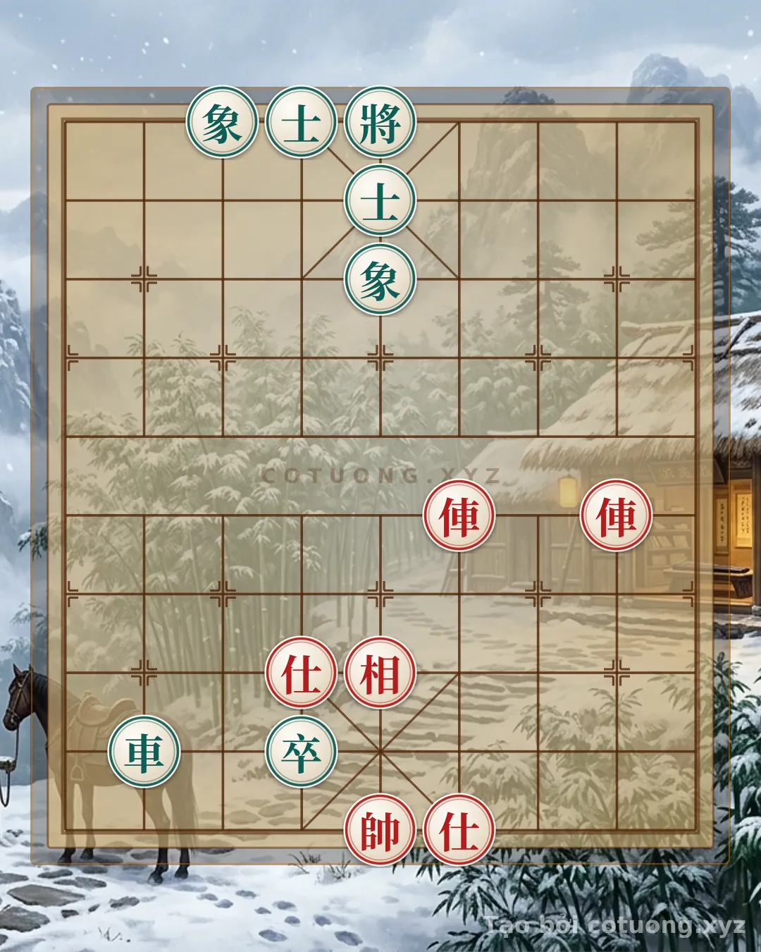 Challenge: The Perilous Xiangqi Battle: A Clash Between Two Red Chariots and the Black's Defensive Formation - Supreme Tactics Under Pressure - Can you solve it?