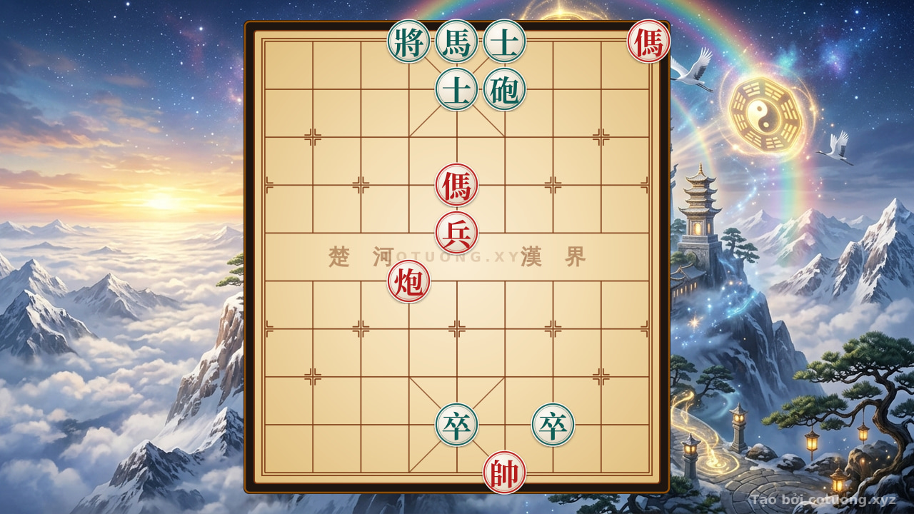 Thế cờ: Defensive Counterattack Strategy: Red 7/10 - The Secret to Defeating the Horse's Gambit — Cờ Tướng Online