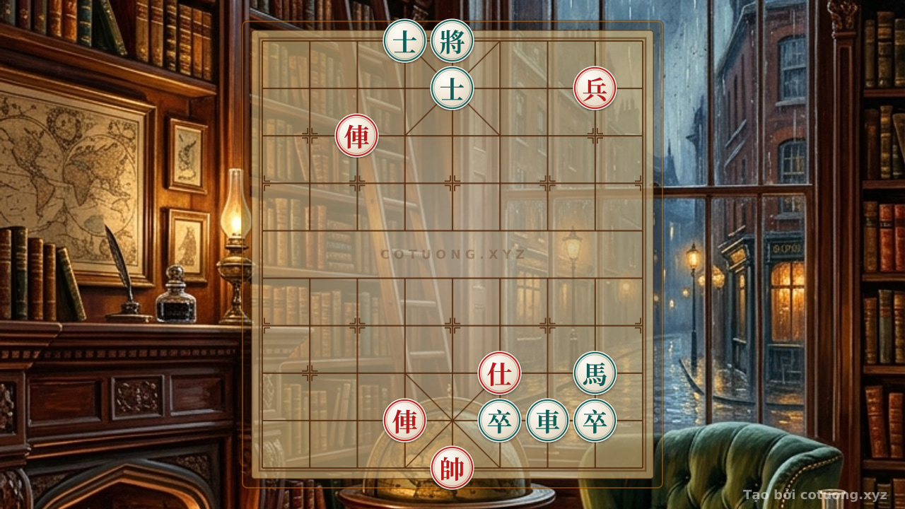 Thế cờ: Mastering the Classic Checkmate: Red's 2 Rooks Crush Black's Horse and Rook in a Xiangqi Endgame — Cờ Tướng Online