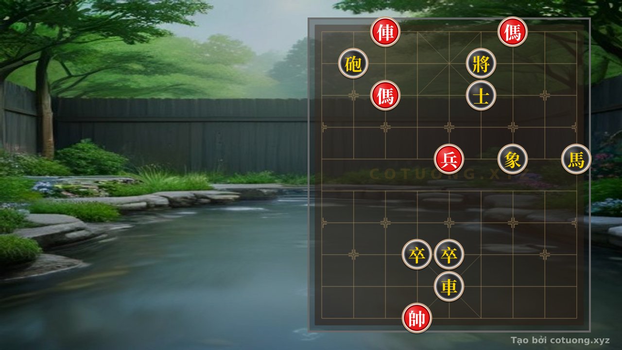Thế cờ: Xiangqi: Defensive Strategies to Counter the Red Rook and Horse Attack — Cờ Tướng Online