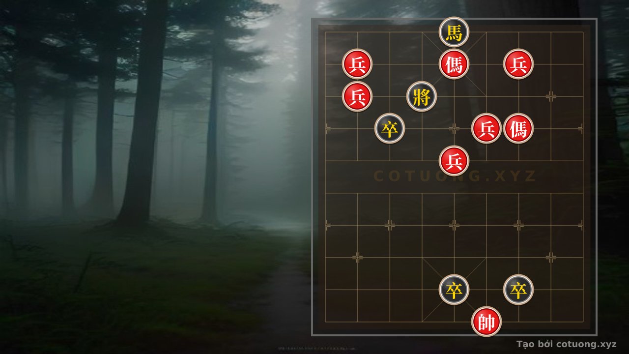 Thế cờ: The Art of Counterattacking in Xiangqi: How 2 Horses and 5 Pawns Defeat 3 Pawns - When the Losing Side Reverses the Board — Cờ Tướng Online