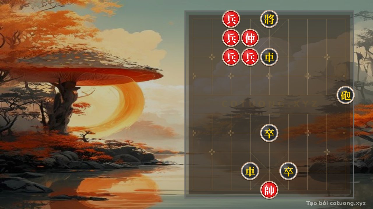 Thế cờ: Xiangqi (Chinese Chess) Critical Position: 
