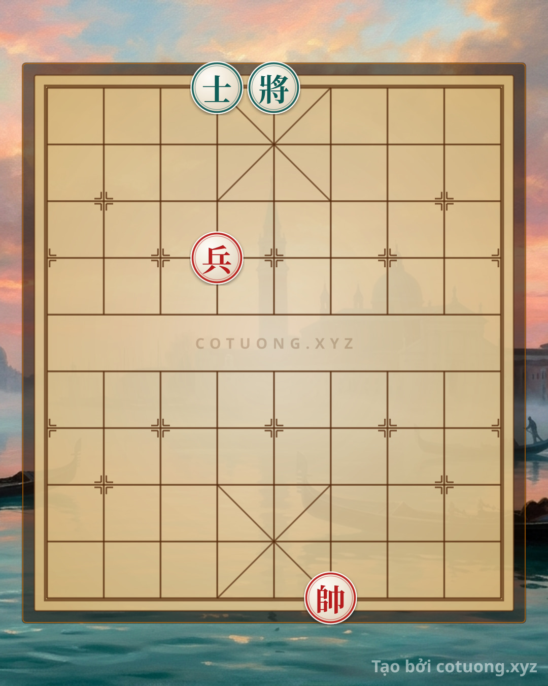 Challenge: Red General: The Strategy to Defeat the Black Advisor in the 'Red Pawn Blockade' Formation - Can you solve it?