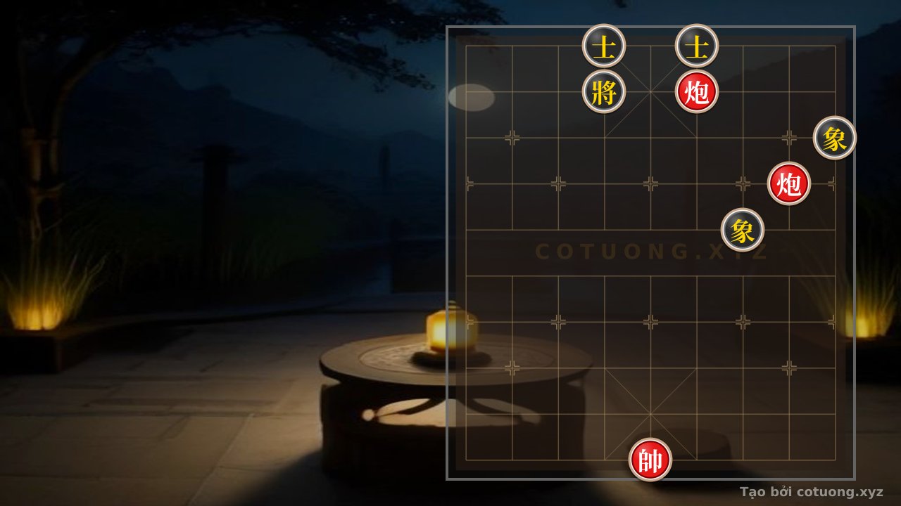 Thế cờ: Endgame Mastery: 2 Red Cannons vs. 2 Black Advisors - Psychological Warfare Tactics — Cờ Tướng Online
