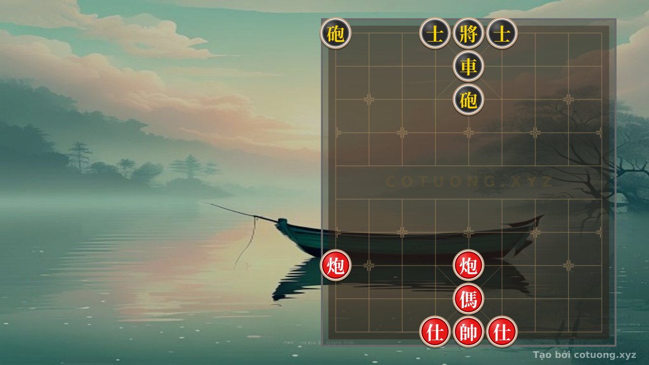 Thế cờ: Red General Shoots Cannon - Strategy 'Dao Pa Ngon' Immortal — Cờ Tướng Online