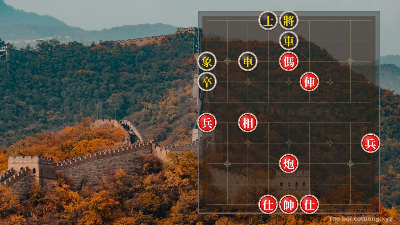 Thế cờ: Real-World Tactics: Red's 2Chuot 2Si Tuong vs Black's 2Xe Chuot Si Tuong - Full AI Solution — Cờ Tướng Online