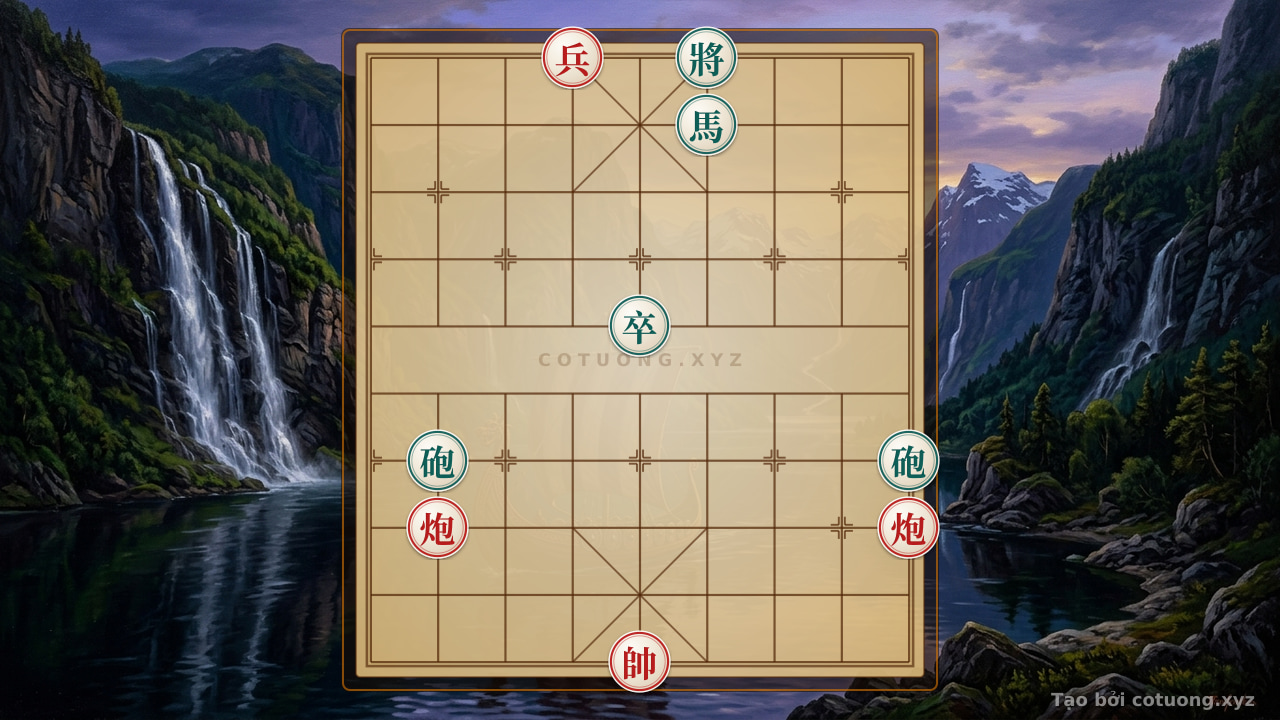 Thế cờ: Xiangqi: Red Cannon on File 8 - Shattering the Board Strategy — Cờ Tướng Online