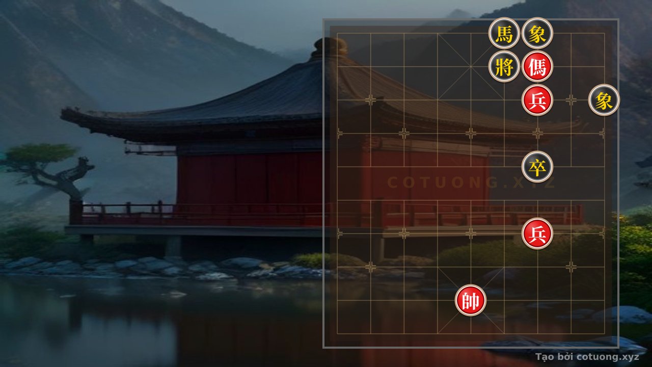 Thế cờ: Red Horse Encirclement: The Killing Strategy in the Chess Battle — Cờ Tướng Online