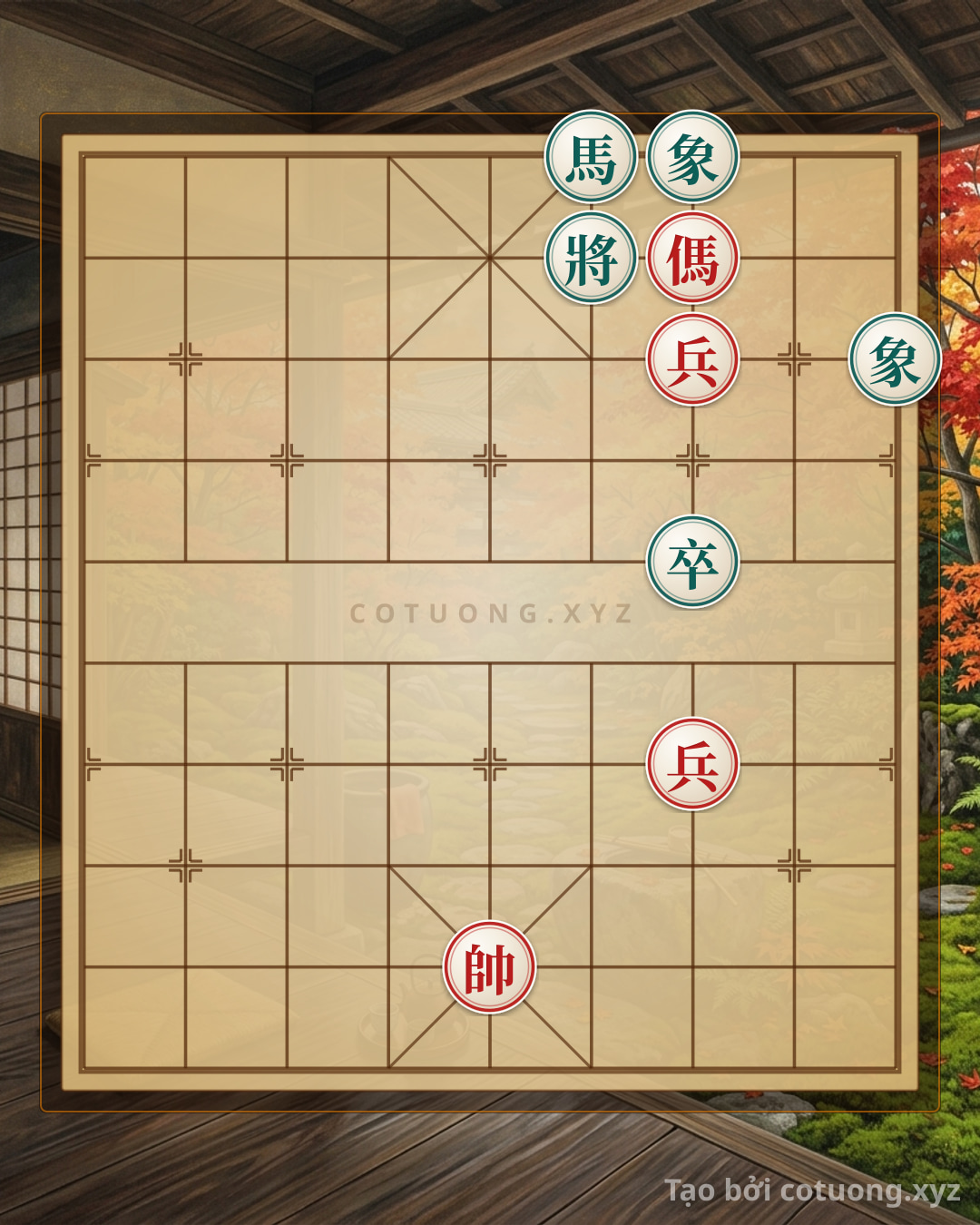 Challenge: Red Horse Encirclement: The Killing Strategy in the Chess Battle - Can you solve it?