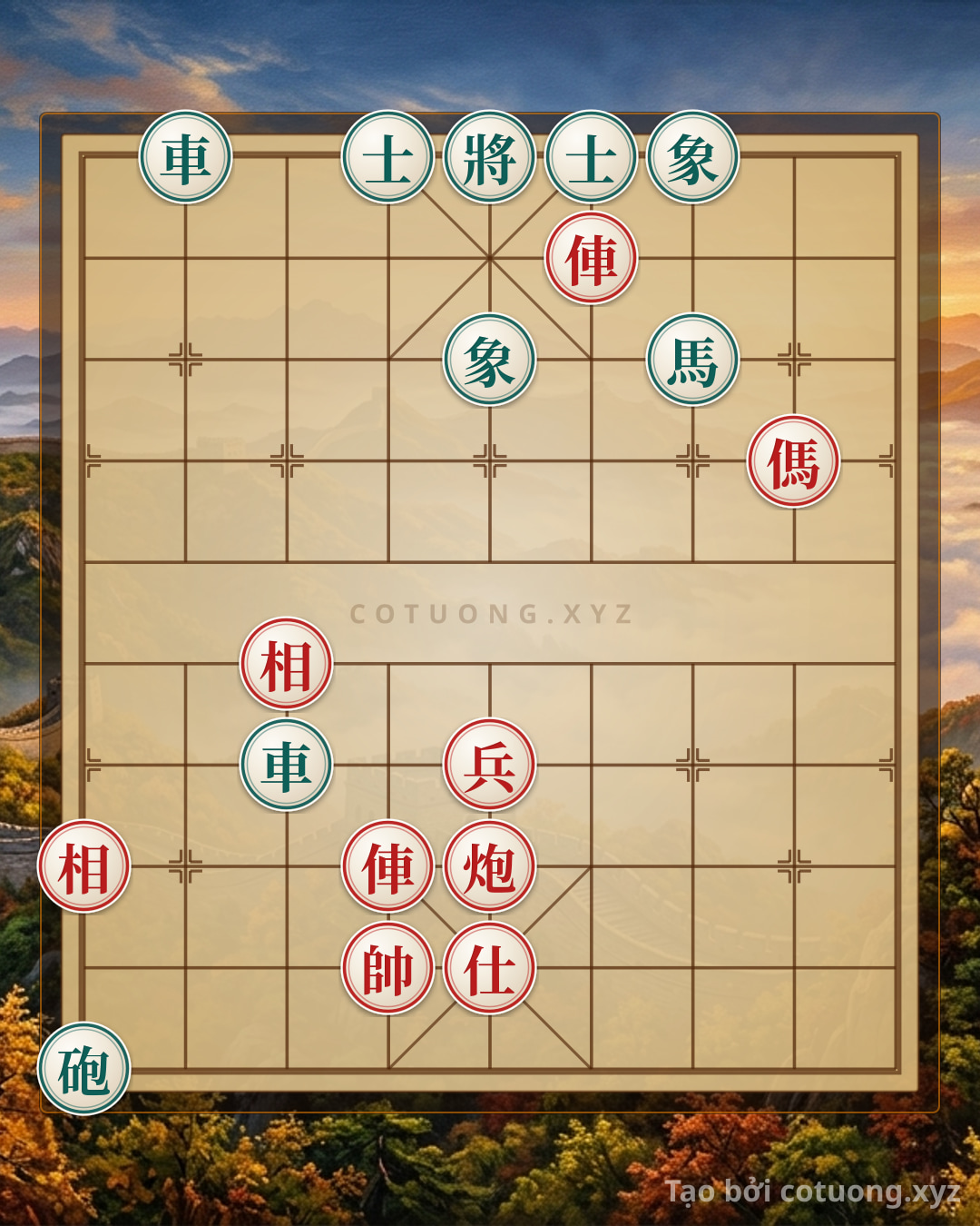 Challenge: Red General's Rook 4: The 'Double Horse Trap' Strategy and Strong Counterattack - Can you solve it?