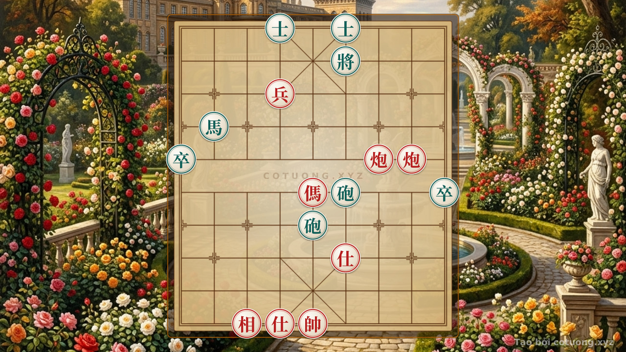 Thế cờ: The Enigmatic Endgame Masterpiece: When the Red Rook Horse Leaps Across the Board Like an Ancient Epic — Cờ Tướng Online