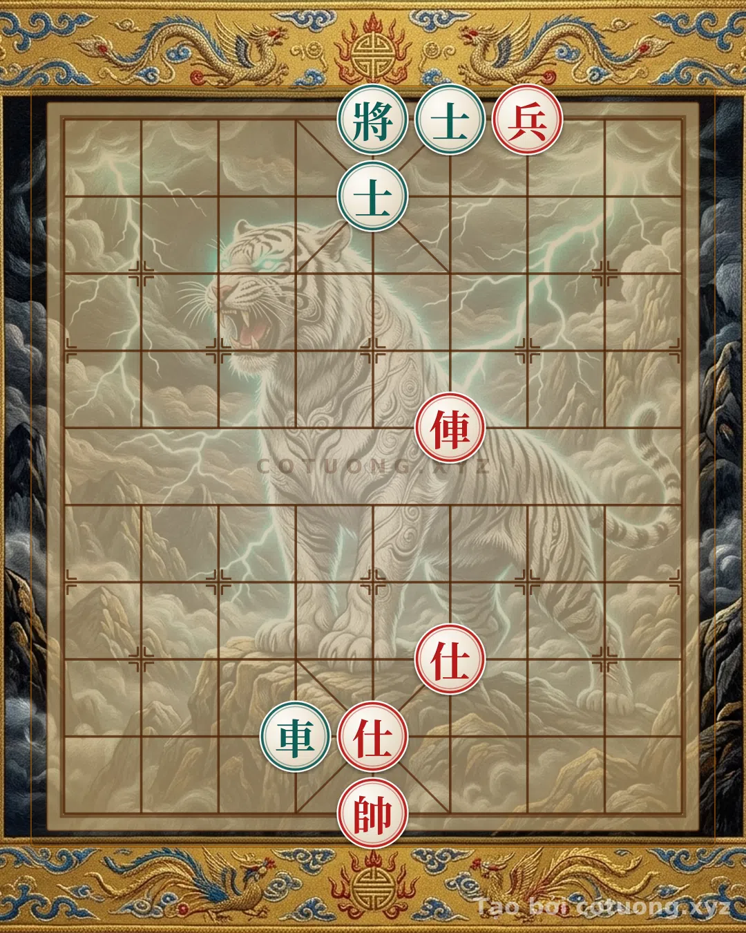 Challenge: Xiangqi Surprise: Red Chariot's Desperate Counterattack at Lane 4 - The Deceptive Pawn Sacrifice That Shattered Black - Can you solve it?
