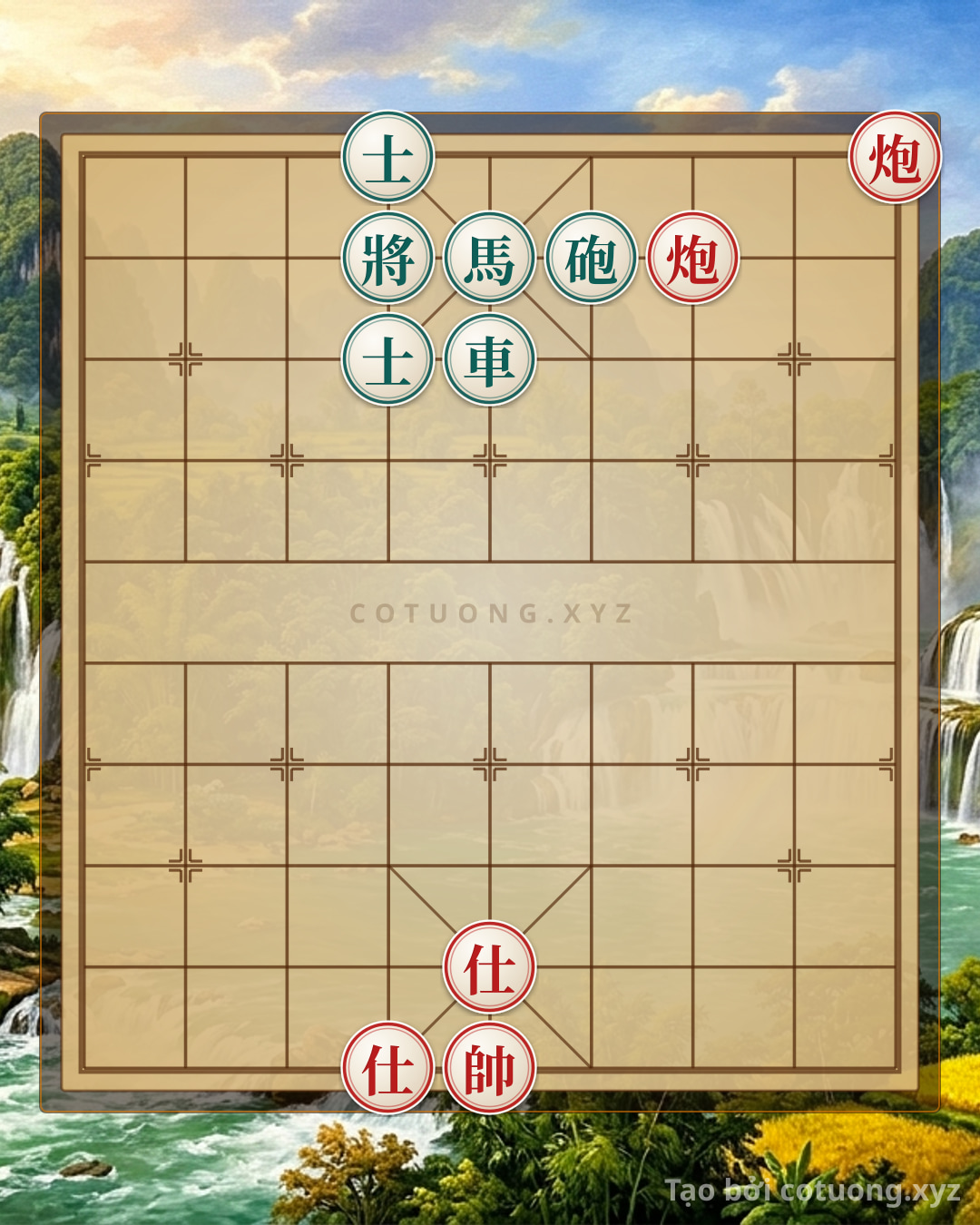 Challenge: The Fortified Defense: Decoding the Unique Xiangqi Strategy - Can you solve it?