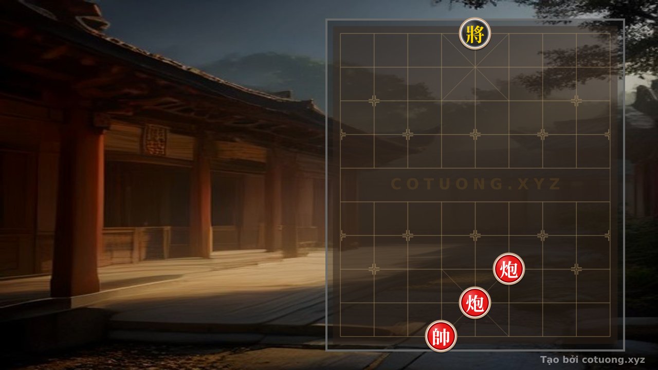 Thế cờ: Red General Chess: Strategy for the Killing Move Cannon Trap - Xiangqi Academy — Cờ Tướng Online