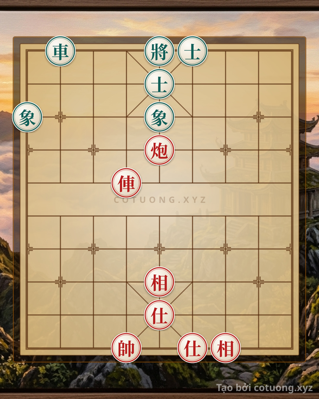 Challenge: The Secret of 'Cannon in the Middle of a Double Encirclement': A Classic Xiangqi Strategy That Defeats the Opponent in 5 Moves - Can you solve it?