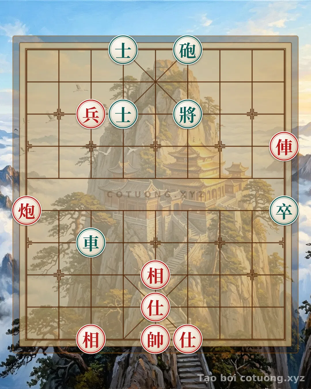 Thế cờ: Red Strategy: Patience and Turning Points in the Xiangqi Opening — Cờ Tướng Online