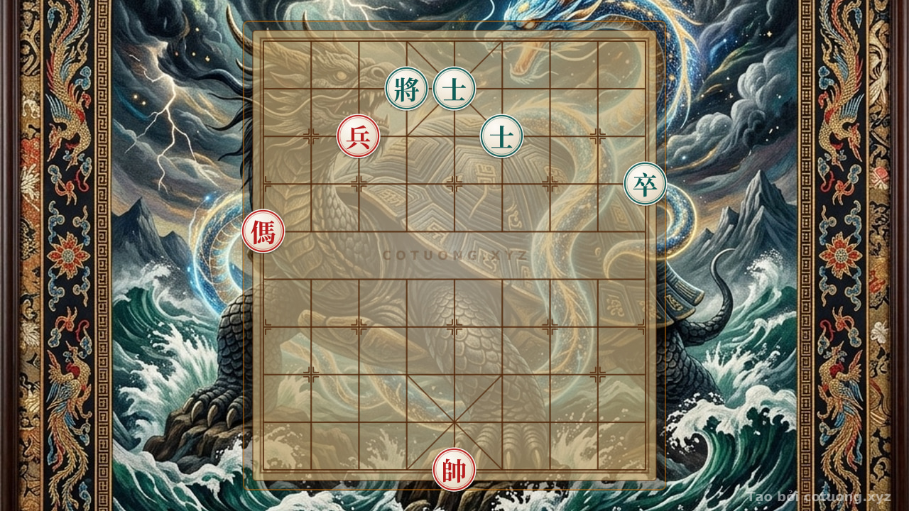 Thế cờ: Secret Defense Tactics Against the Piercing Strike - Decoding the General's Chess Formation 8/10 — Cờ Tướng Online
