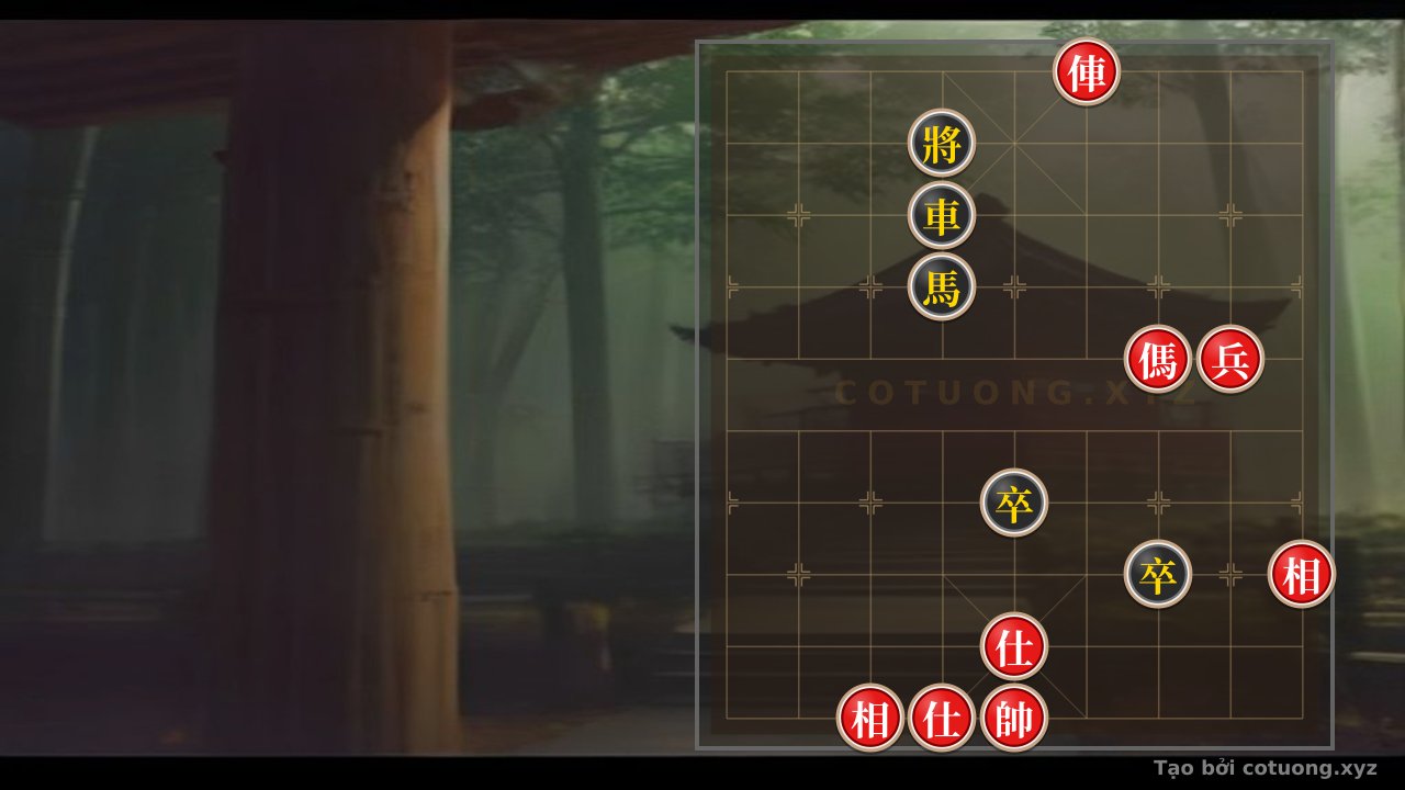Thế cờ: Red Chariot on File 4, Rank 10: The 'Strike the Drum' Strategy to Turn a Stalemate into Victory — Cờ Tướng Online