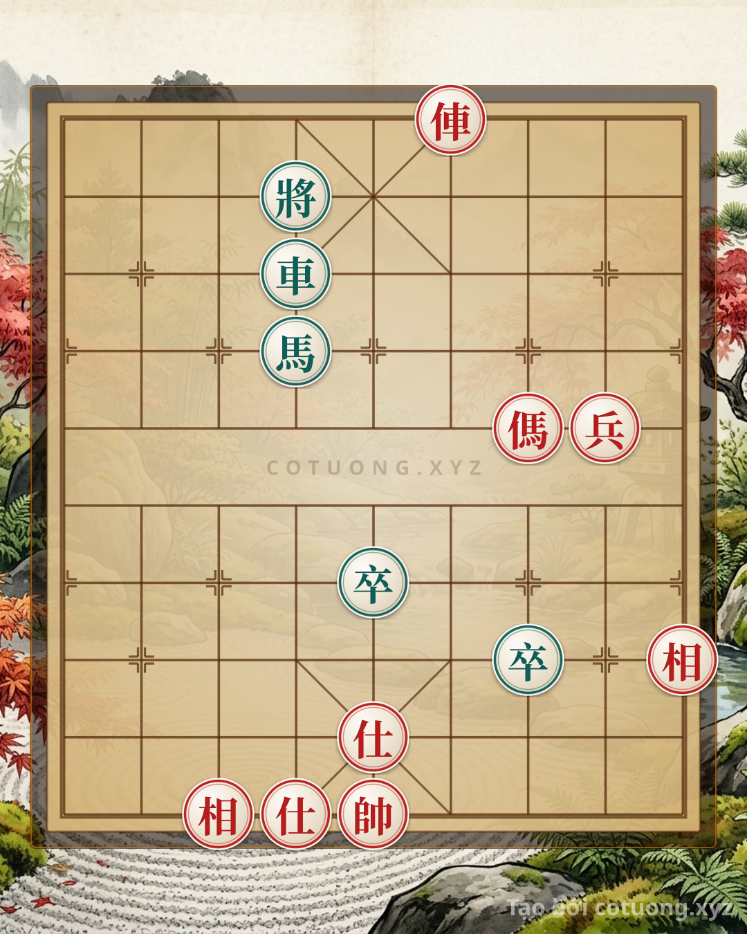 Thử Thách: Xe Đỏ Lộ 4 Hàng 10: Chiến Thuật 'Đánh Trống' Để Biến Thế Bế Tắc Thành Thắng Lợi - Bạn có thể giải được?