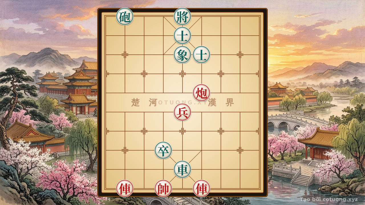 Thế cờ: Xiangqi: The Red Cannon's Trap - The Trick to Defeat the Black Side — Cờ Tướng Online
