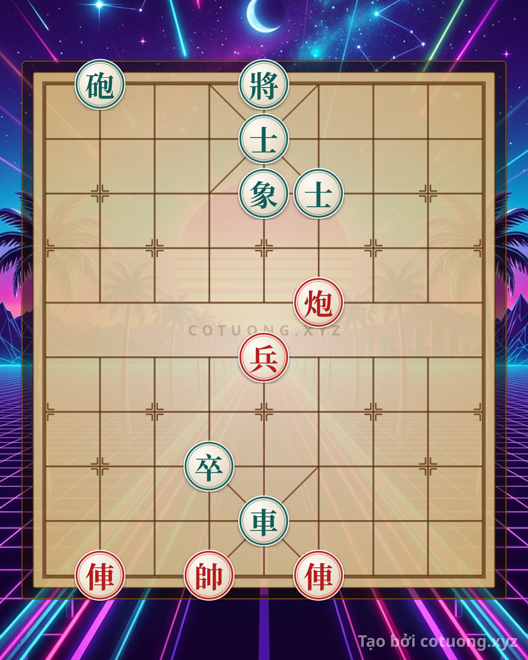 Challenge: Xiangqi: The Red Cannon's Trap - The Trick to Defeat the Black Side - Can you solve it?